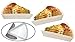Pizza Container - Slice Container - Like Pizza Tupperware - (3 Pack) - Saves a Ton of Money on Wraps Bags and Foils for Your Leftover Pizza Slices - Plastic Pizza Box - Pizza Slice Storage