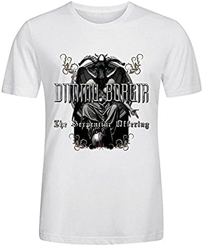 TTEOGPE Dimmu Borgir The Serpentine Offering T Shirts For Men O Neck XX-Large