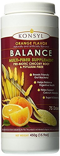 KONSYL PHARMACEUTICALS Balance Multifibre Supplement, Orange, 15.9 Ounce KONSYL PHARMACEUTICALS Balance Multifibre Supplement, Orange, 15.9 Ounce