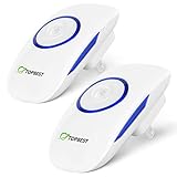 Plug in Motion Sensor Light -TopBest 18 LED Security Night Light 3.6W Wireless Sensor Light for Bedroom, Stairwells, Hallway with Motion Activated Auto On/Off (2 Pack)