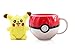 Finex Pokemon Pokeball Coffee Mug Round Figural Cup + Male Pikachu Plush Figure Keychain SET …