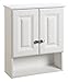 Design House 531715 Wyndham White Semi-Gloss Bathroom Wall Cabinet with 2-Doors and 1-Shelf, 22-Inches Wide by 26-Inches Tall by 8-Inches Deep