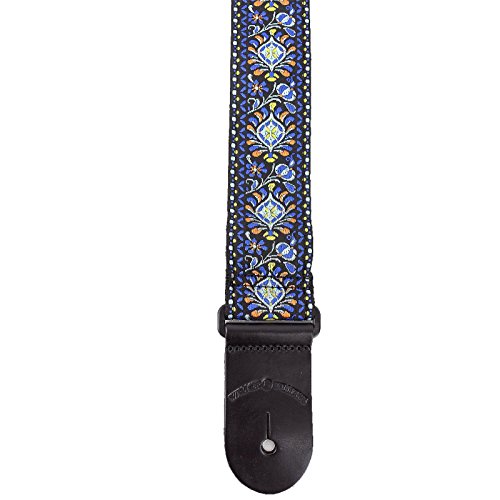 Walker & Williams H-29 Vintage Series Blue Cheer Woven Hootenanny Strap - Thumbnail 4