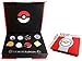 Pokemon Gym Badges Set of 8PCS (Black)