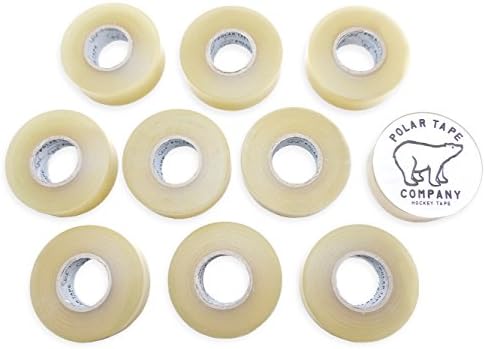 Clear Hockey Tape for hockey socks and shin guards (10 Rolls)