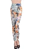 Amour - Woman Lady Elastic Waist Cute Cats Lovely Print Ankle Length Footless Pantyhose Skinny Leggings Pants One size