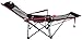 ANIGU Mesh Lounge Reclining Folding Camp Chair with Footrest