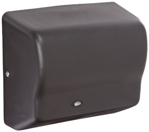 American Dryer Global GX1-BG Steel Cover Automatic Hand Dryer, 110-120V, 1,500W Power, 50/60Hz, Black Graphite Finish