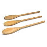 Classic Wooden 12-inch Kitchen Spoon - Set Of 3