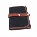 EIALA Canvas Pencil Holder,Pencil Wrap Colored Pencils Case Roll Multi-purpose Pouch for School Office Art. Soft Pencil Bag for Travel (48 Pencil Holder)