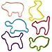 Silly Bandz Dinosaurs - 24 Pack