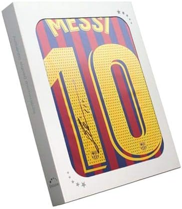 Exclusive Memorabilia Lionel Messi Signed Barcelona Shirt 2018-19 In Gift Box