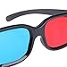 Red Blue 3D Glasses Fashion Game DVD Stereo New Black Frame Anaglyph Movie Dimensionalthumb 3