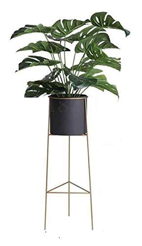 Weston Crafts Metal Planter Stand Pot Rack Indoor and Outdoor Balcony Living Room Multi Function Green Plant Stand