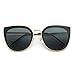 WearMe Pro Elegant High Fashion Oversize Women Cat Eye Flat Top Sunglasses