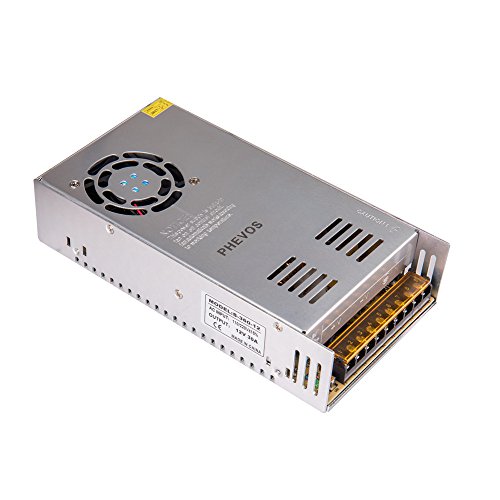 PHEVOS 12v 30a 360Watt Dc Universal Switching Power Supply Pure Copper core Material Transformer for 3D Printer, ham Radio Transceiver, Car Audio Amplifier, Computer Project and LED Strip Light