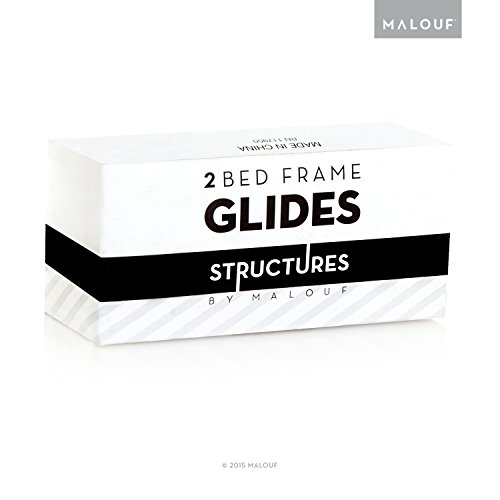 MALOUF STRUCTURES Set of 2 Bed Frame Replacement Glides