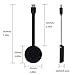 LONOSUN WiFi Wireless Display Dongle 1080P Mini Receiver Sharing HD Video from Projectors Cell Phones Tablet PC Support Airplay/Chromecast/Chromecast Tv/Miracast/Miracast Dongle for Tv