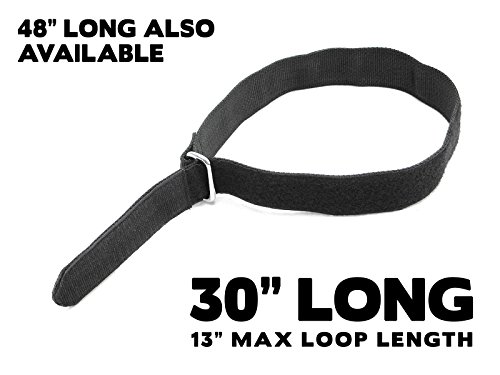 Powertye 1Â½" x 30" Adjustable Heavy-Duty Short Cinch Strap with Hook and Loop Closure, 1 Strap