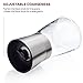 Sterline Premium Salt and Pepper Grinder Shaker Set, Adjustable Fine Precision Grinding, Manual Refillable Spice Mill Set for Black Pepper and Rock Salt