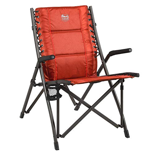Timber Ridge PRWF-FCH017 Fraser Deluxe Bungee Chair, 22.4″x 18.1″x 36.0″, Red