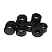 Renovators Supply Manufacturing Silicone Door Stopper Tip 5/8 in. Black Premium Silicone Door Stopper Tips 10 Replacement Caps