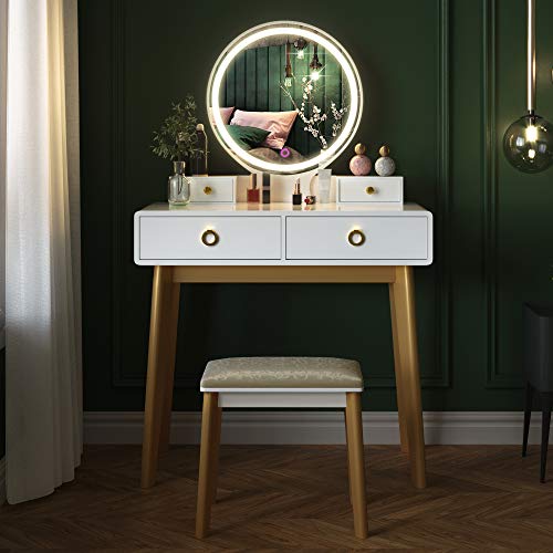 Vanity-Table-SetMakeup-Table-with-Oval-Mirror-Stool-Bedroom-Wood-Dressing-Table-with-4-Storage-Drawers-White