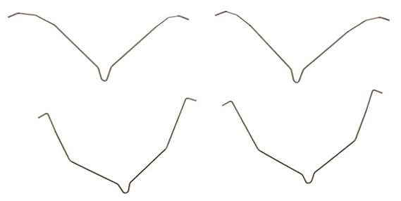 Raybestos Bremsbeläge H6036 – Drag Reduction Clips, Für Ausgewählte Fahrzeuge, Hochwertige Bremskomponenten