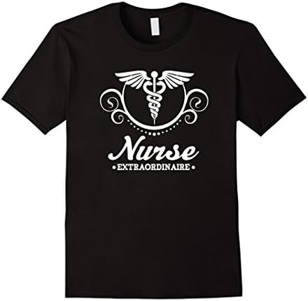 Men's Nurse Extraordinaire T-shirt Nursing Appreciation Tee XL Black