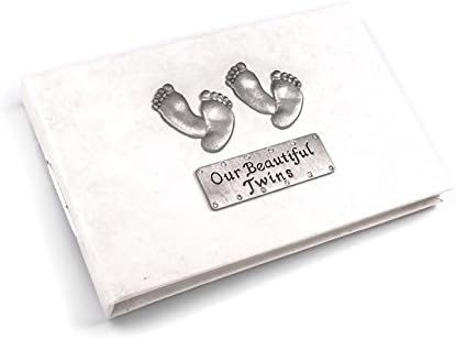 Twins Pocket Sized Footprint Photo Album
