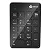 iClever IC-KP02 2.4G Wireless Ultra Slim Numeric Keypad with Li-ion Battery Built In, Black