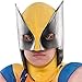 Costumes USA Wolverine Muscle Costume for Boys, Size Small, Includes a Padded Jumpsuit, a Mask and Plastic Claws Yellow