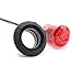 Ledvillage 10 Pcs 2nd Generation 3/4 Inch Mount RED LED Clearance Bullet Marker Lights, Side Led Marker for Truck Boat SUV ATV Bike Trailer Marine