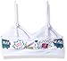 Maidenform Girls' Big Seamfree Ruched Crop with Lace Band, White Comic Hero, Large