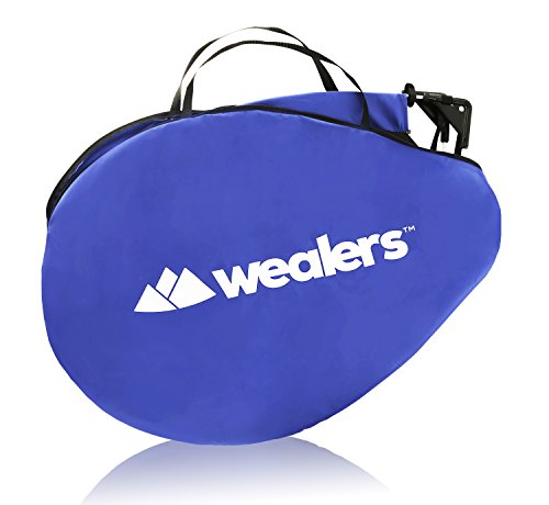 image for Wealers Collapsible Soccer Goal Set of 2 with Travel Bag - Ultra Porta