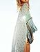 shermie Womens Long Beach Kimono Cardigan Open Front Loose Bikini Siwmsuit Cover Up (One_Size, Blue)