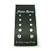 GCIYAEN 316L Surgical Stainless Steel Round Clear Cubic Zirconia Stud Earring set (5 Pairs)