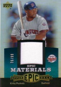 Amazon カービー パケット Kirby Puckett 06 Upper Deck Epic Jersey Mlbカード トレカ 通販