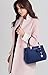 Dreubea Womens Handbag Tote Shoulder Purse Leather Crossbody Bag (Royal Blue)
