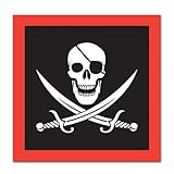 Pirate Luncheon Napkins (2-Ply)    (16/Pkg)