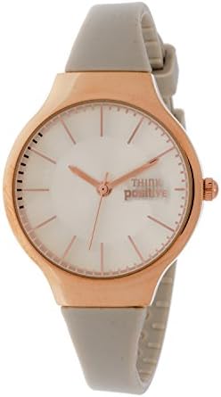 Ladies' THINK POSITIVE® Model SE W31 Classic Rosè Strap Of Silicone Color Sand