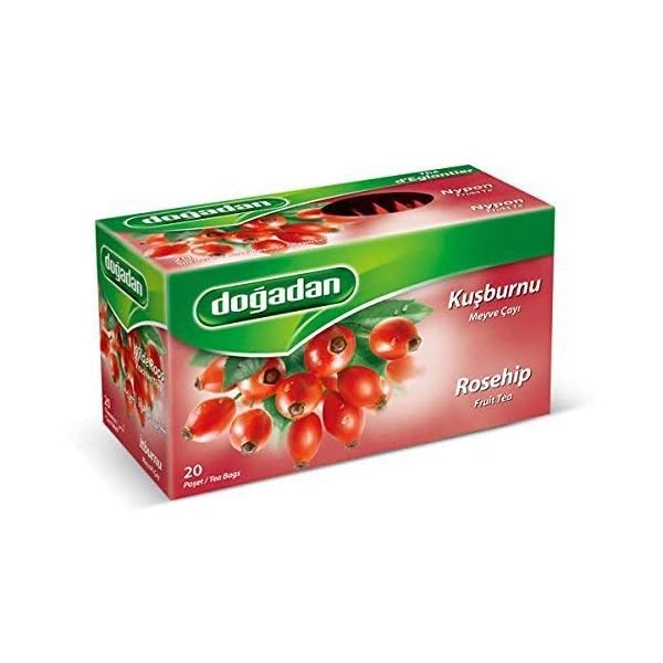 Dogadan Hagebutte Beuteltee 25 Beutel Früchtetee - Rosehip Fruit Tea