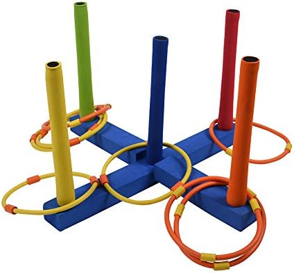 BaiMoon Kids Stacking Rings Toss Game Cast Throw Circle Set Fun Classic Toys Children