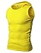 H2H Mens Active Wear Slim Fit Hooded Sleeveless T-shirts with Various Colors