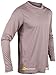 SUPreme Men's UV Shield - Long Sleeve Rash Guard Top, Smoke, X-Large - Standup Paddleboarding, Swimming, & Water Sports