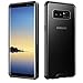 Samsung Galaxy Note 8 Case, EasyAcc Crystal Clear Slim Anti-Slip Anti-Scratch Cover Soft TPU Frame and Acrylic Hard Back Protective Shockproof Bumper Case for Galaxy Note 8 6.3'' - Black Frame