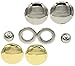 Maggie Snaps Combo Pack, Magnetic Snap Buttons with 4 Fashion Plates, Reusable Magnetic Balls for Fastening Fabrics, Patented Round Magnets, Alternative to Safety Pin, Pack of 2 - My Maggies
