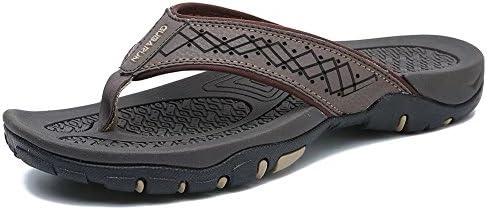 GEKADONG Mens Thong Sandals Indoor and Outdoor Beach Flip Flop