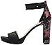 NINE WEST FOOTWEAR Women's DARANITA Fabric Heeled Sandal