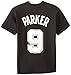 NBA Boys' San Antonio Spurs Tony Parker S/S Player Name And Number Tee (Black)